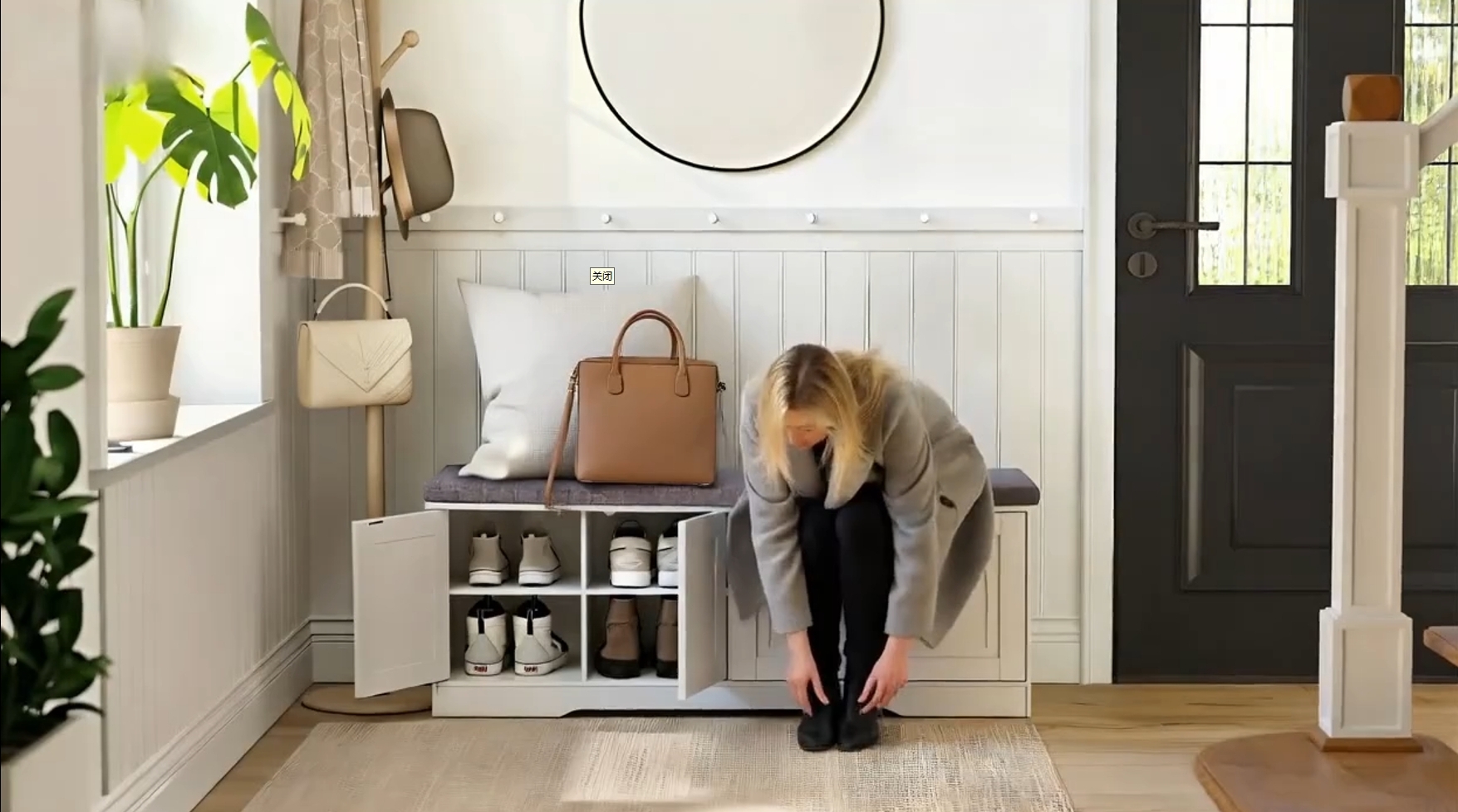 Amazon.com: DINZI LVJ Shoe Bench, Entryway Storage Bench with