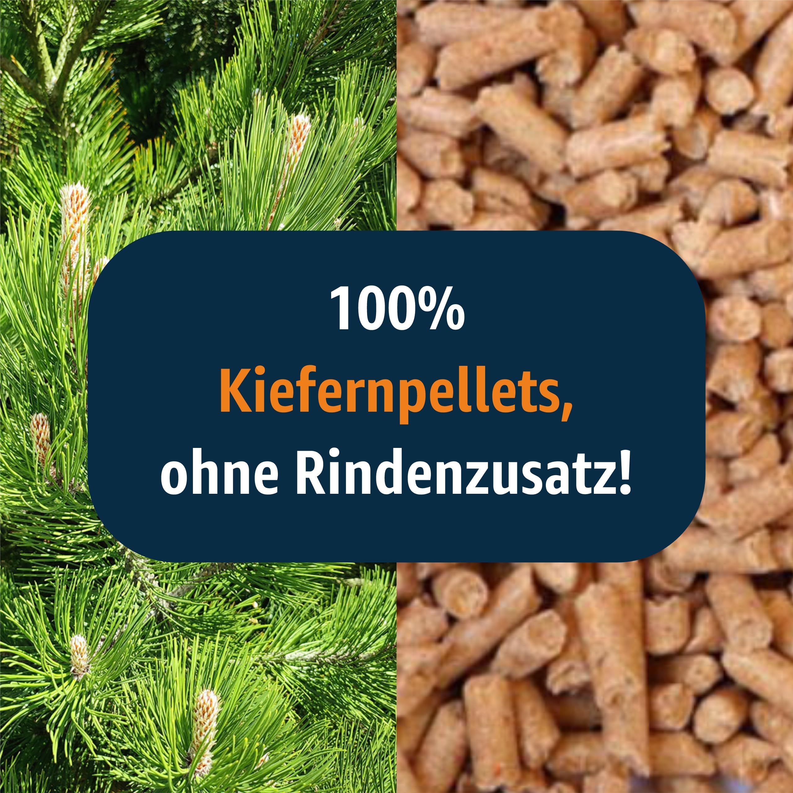 SEELLOO najlepsze pellety grzewcze sosnowe, 6 mm, pellet drewniany, miękkie drewno, ekologiczne, ogrzewanie, kocioł, pellet drzewny, towar w worku, 15 kg x 2 worki 30 kg/1 opakowanie