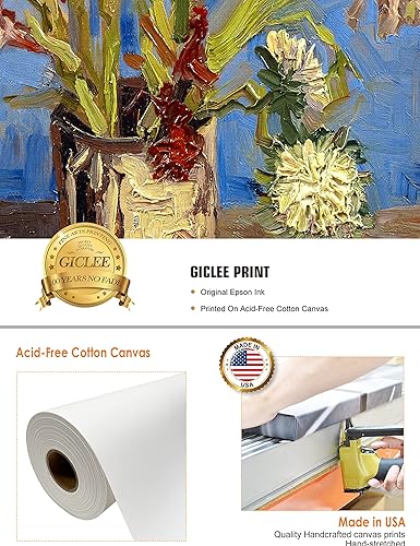 Vista 456 de DECORARTS - Almond Blossom Tree - Vincent Van Gogh Art Reproduction. Giclee Canvas Prints Wall Art for Home Decor 30x24