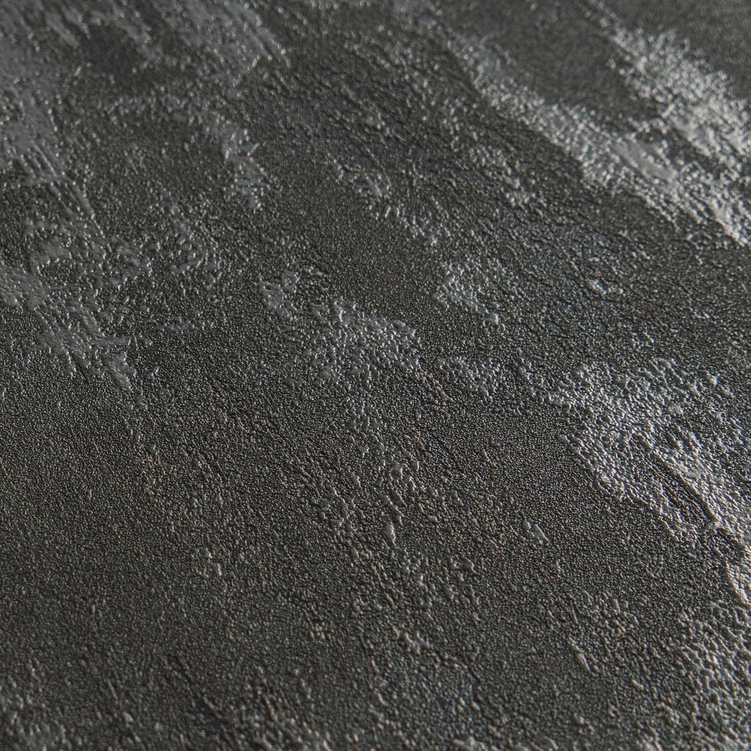 A.S. Création Wallpaper Industrial Design - Black, Grey, Silver - Concrete Wallpaper 395.99in x 20.87in Made in Germany - 326515