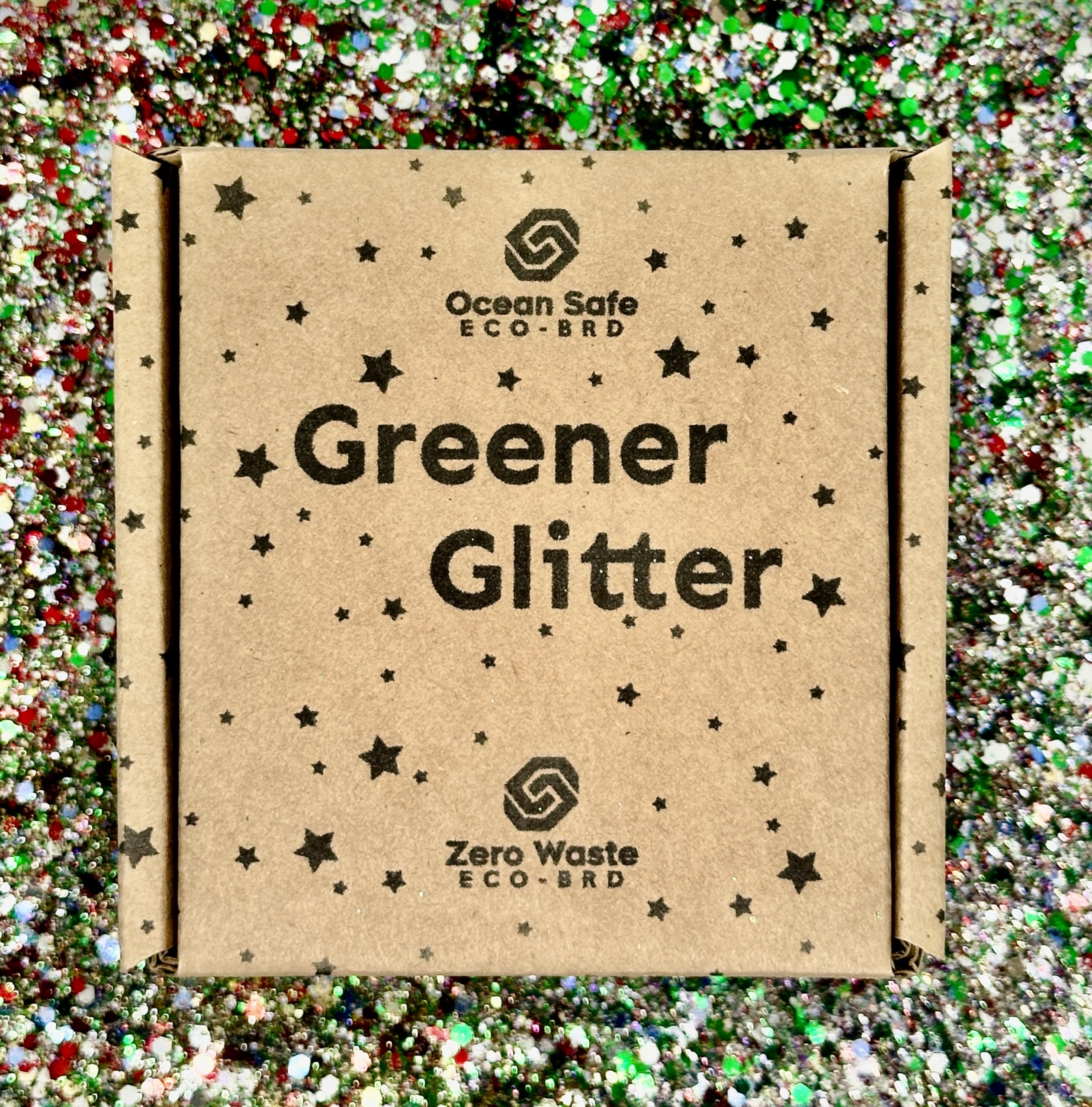 Greener Glitter 100% Plant not Plastic, Springtime Multi Mix (40g) No Guilt Biodegradable and Fully Compostable, Eco