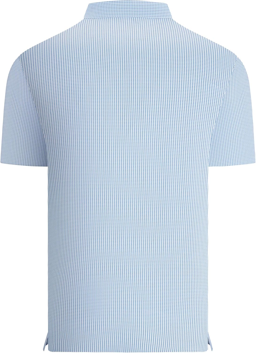 Esabel.C Mens Mesh Golf Polo Shirt Print Dry Fit Moisture Wicking Stretch Seamless Active Polo Shirts for Men Short Sleeve - Image 2