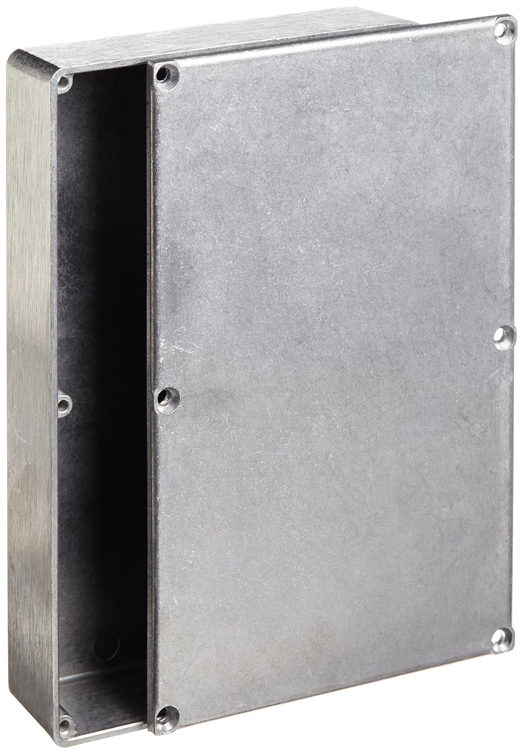 BUD Industries CU-477 Aluminum Econobox Corrosion Resistant, ABS Electric Enclosure 7.39" L x 4.7" W x 1.5" D, Natural