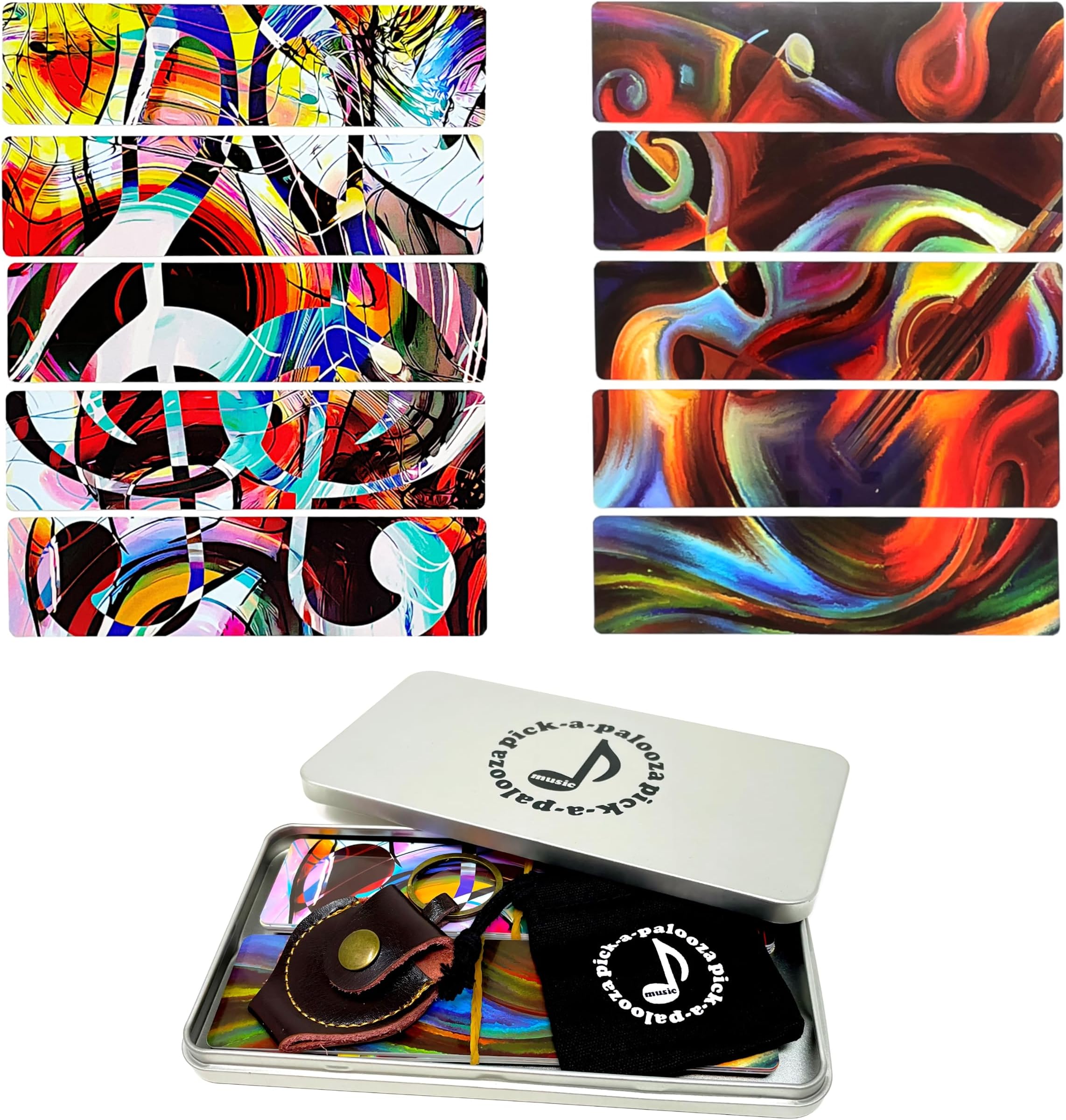 Pick-a-Palooza Guitar Pick Pack Custom Strips For Your Guitar Pick Maker - Great Variety Of Strips For Making Guitar Picks With Any Pick Punch - Music Art