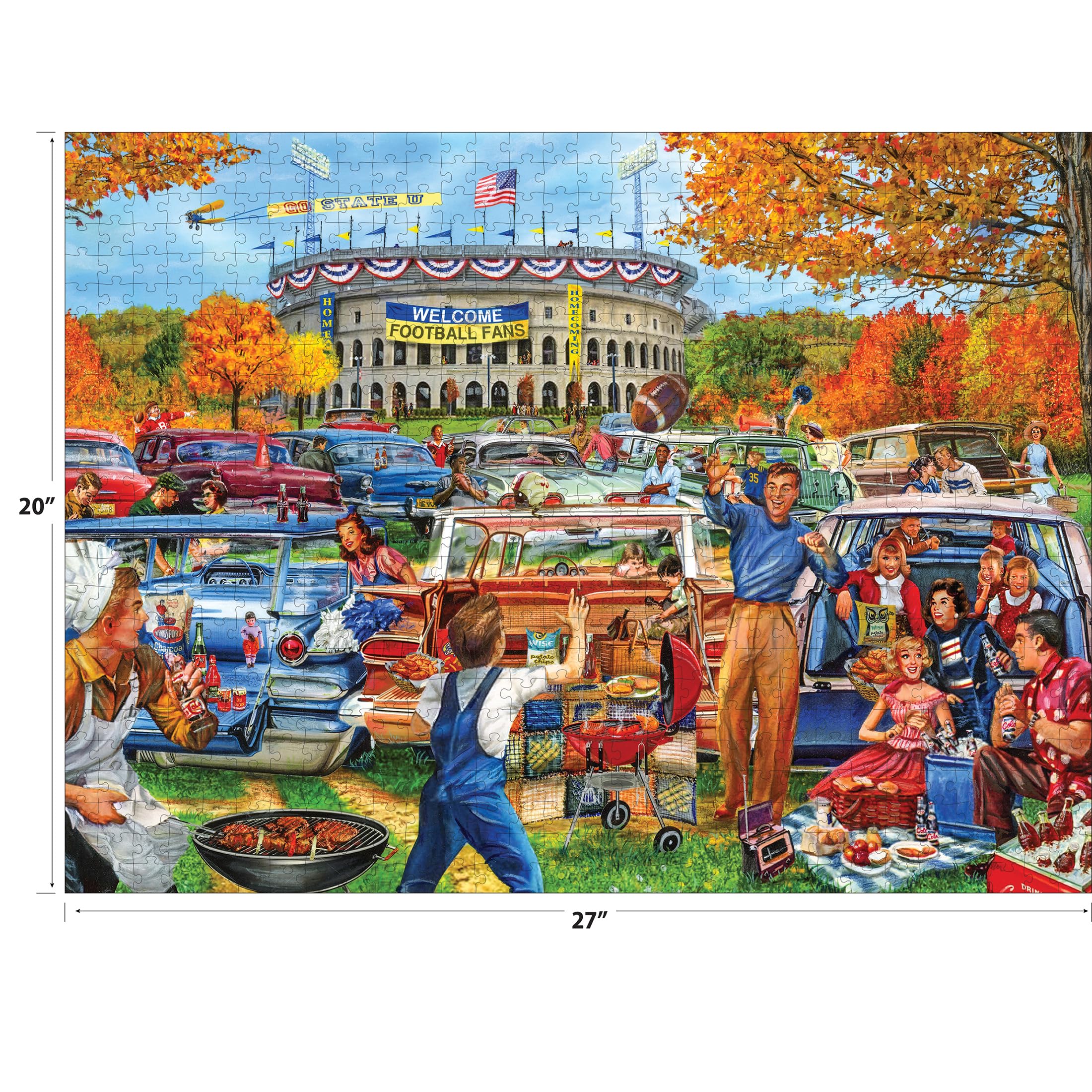 RoseArt - Puzzle divertente da 750 pezzi "Ritorno al passato"