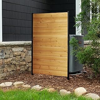 5ft H x 3.2ft W (1 Panel) No Dig Enclo Fairmont Cedar Wood Privacy Scree...