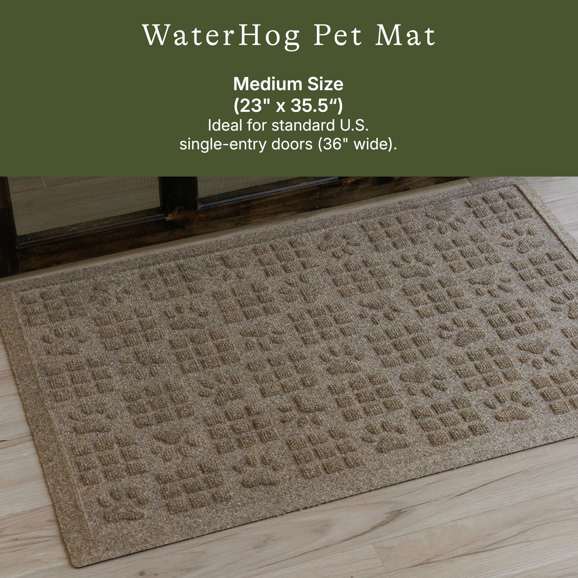 WaterHog Dog Paw Doormat - All-Weather Entry Mat -2 WaterHog Dog Paw Doormat - All-Weather Entry Mat -2
