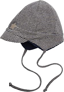 Sterntaler Baby,Clothing,Baby Boys 0-24m,Accessories,Hats & Caps Sterntaler - Baby boy cap for binding with screen by Sterntaler striped lined, blue - 4601725
