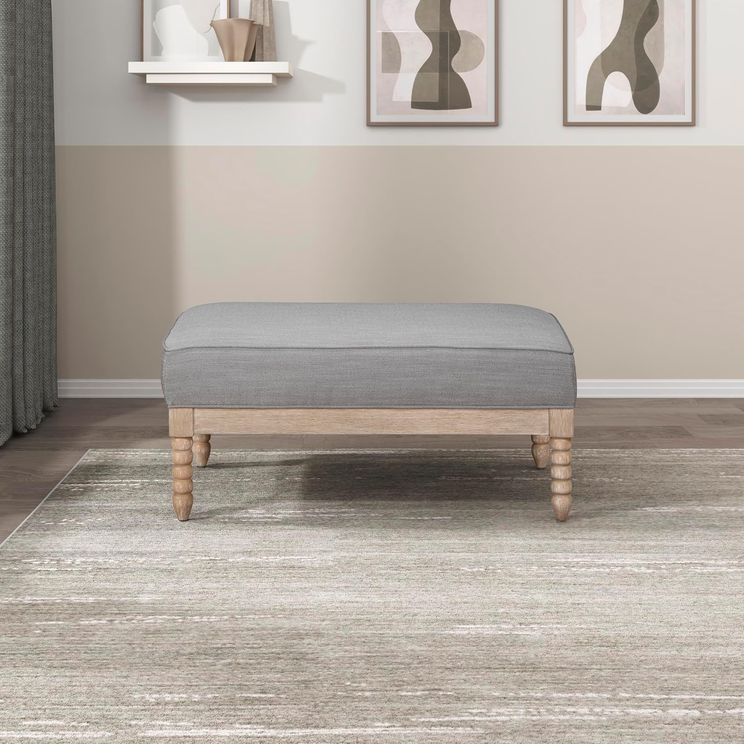Lexicon Entryway Bench, Fabric Bench for Bedroom End Barbados Ubuy