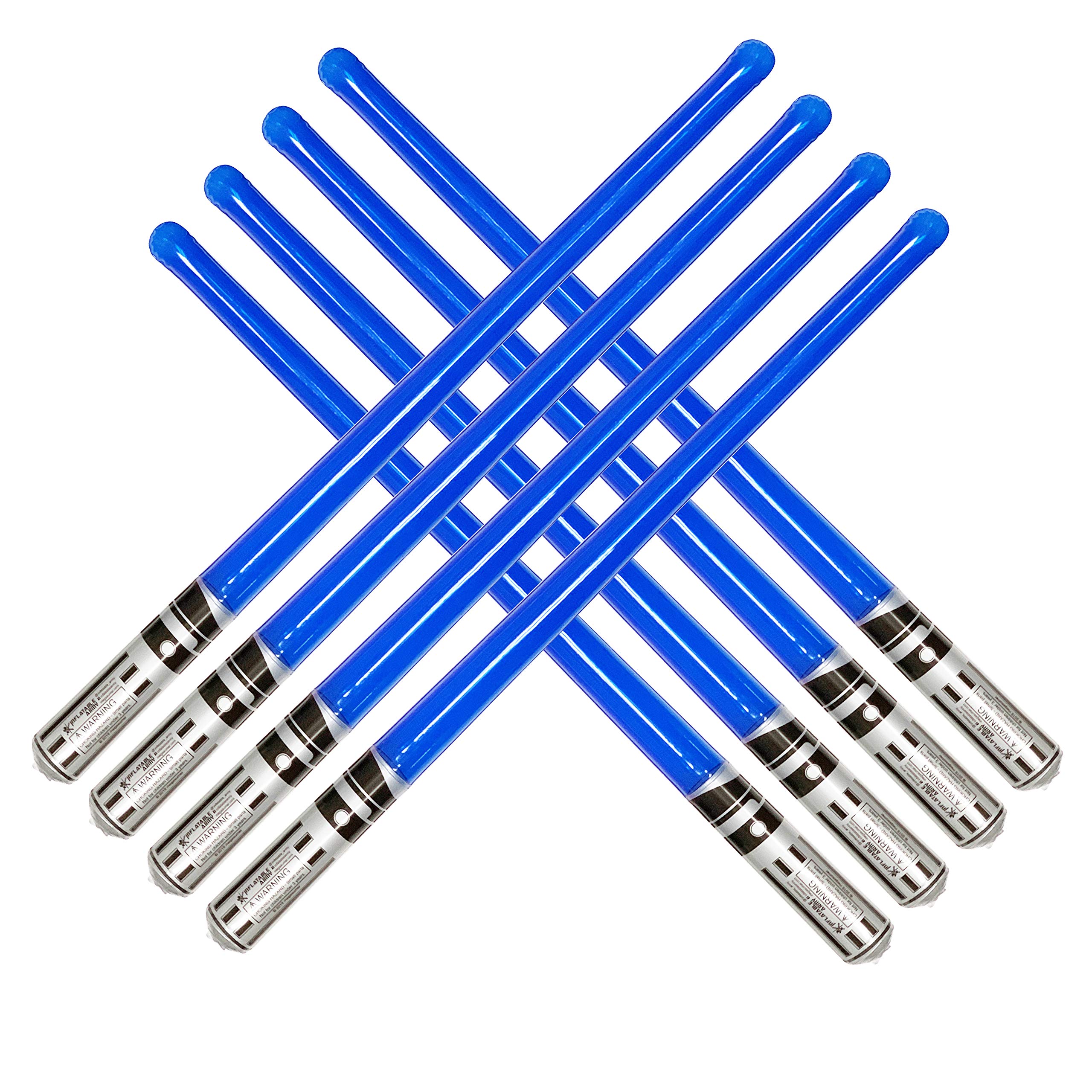 8 Blue Inflatable Light Saber Sword Toys