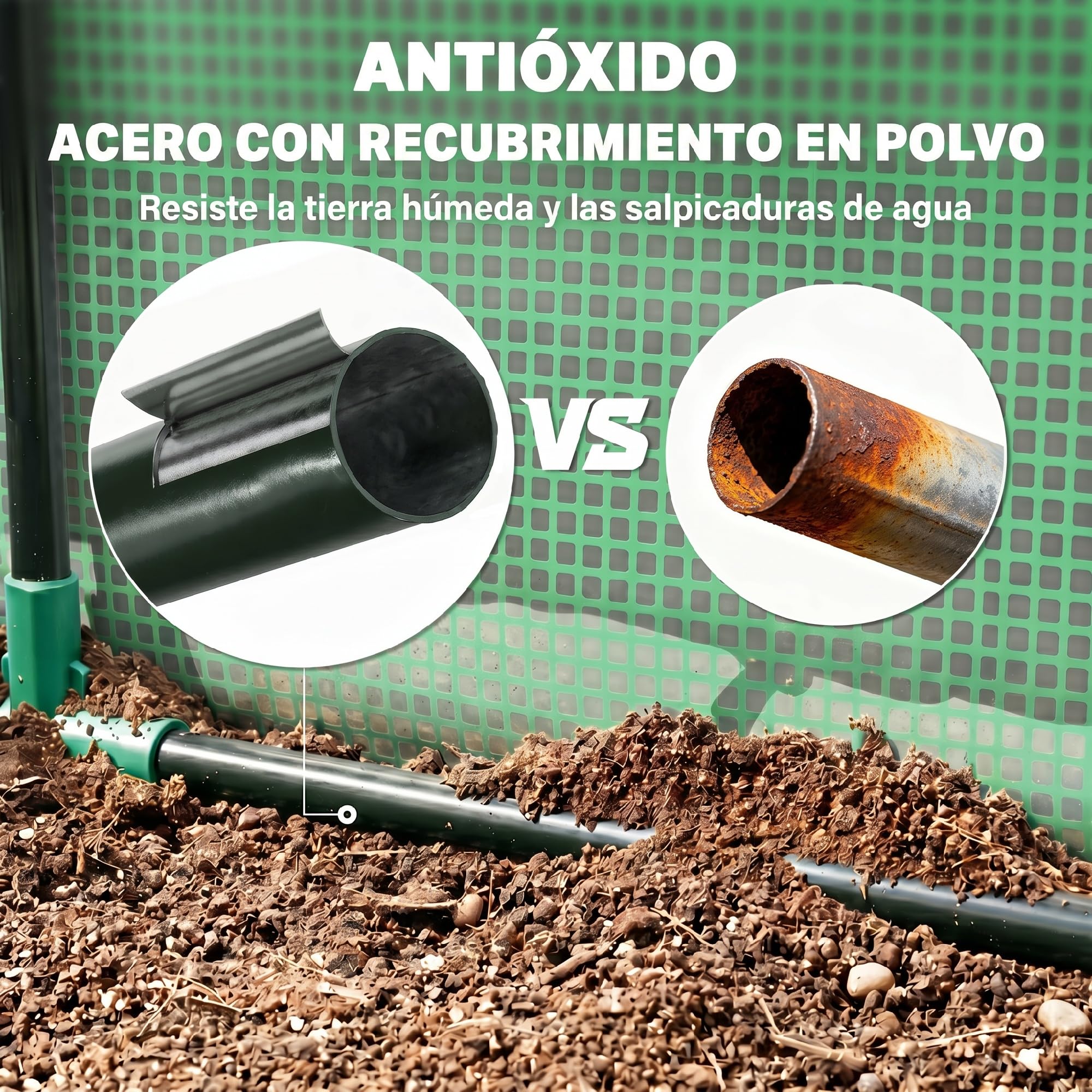 Outsunny Invernadero Pequeño Invernadero Exterior 180x90x90 cm Verde | Ventanas, Marco de Acero, Doble Cubierta, Cubiertas de PE 140g/㎡ y de PVC, para Cultivar Tomates Plantas Flores