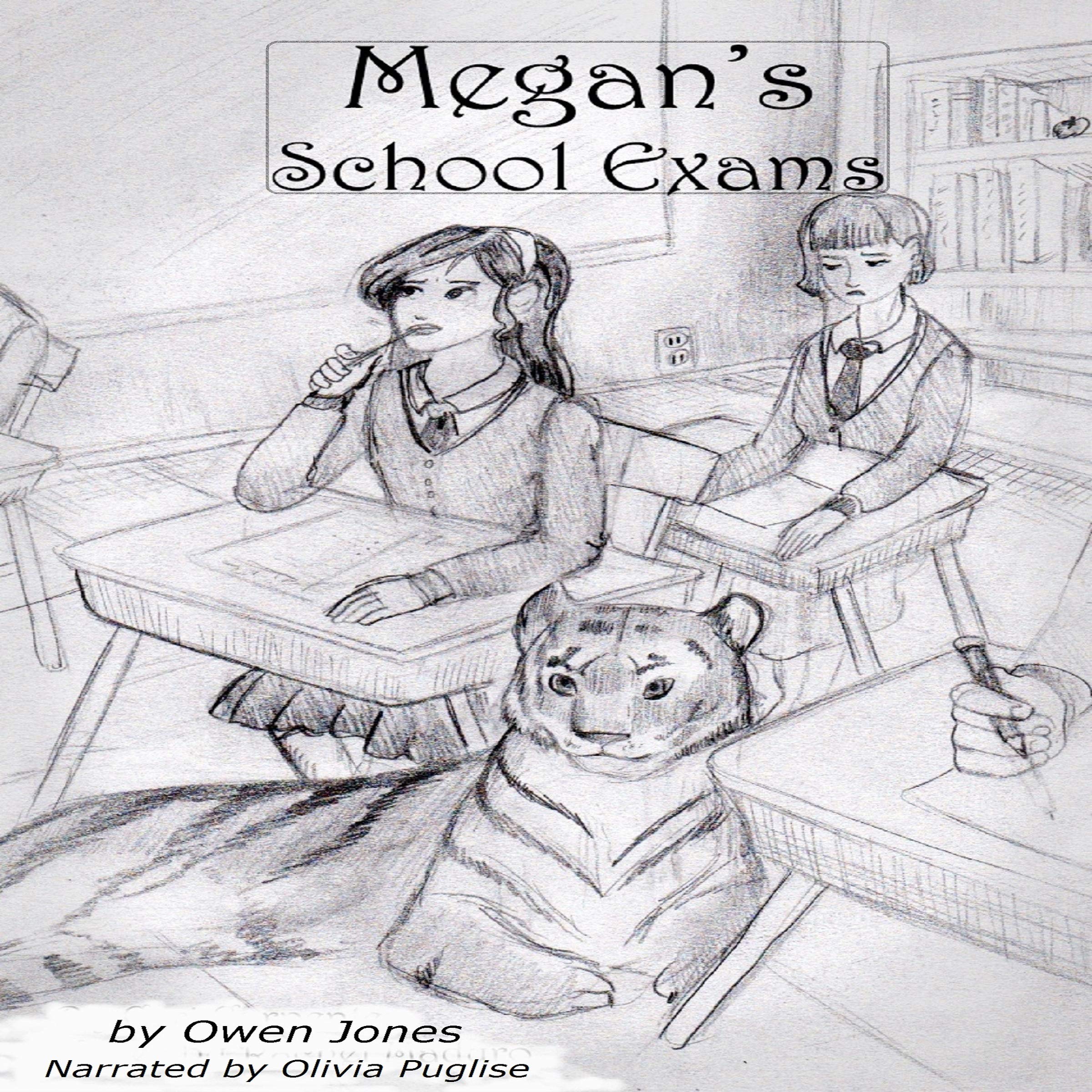 Cover art for Megan's School Exams: A Spirit Guide, a Ghost Tiger and One Scary Mother!