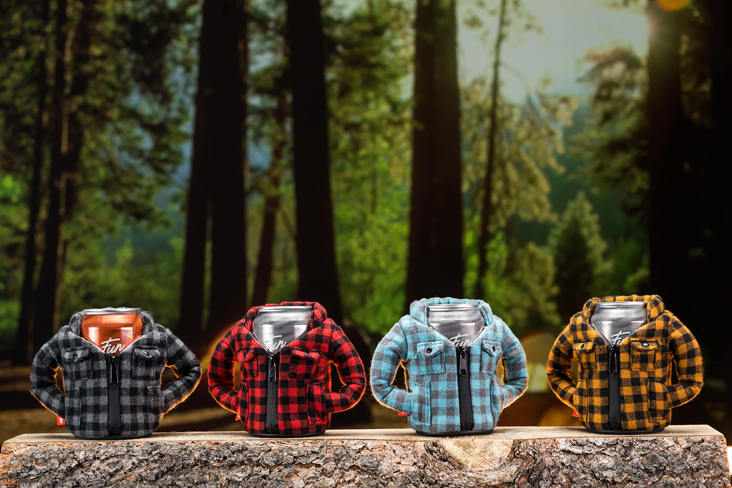 Puffin The Lumberjack Flannel Insulated 12 Oz Can