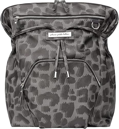 Petunia Pickle Bottom Mochila convertible Cinch  Bolsa de pañales para bebés para padres  Mochila elegante, espaciosa y segura