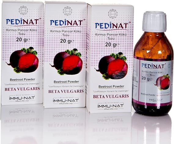 Immu-Nat Pedinat Kırmızı Pancar Kökü Tozu 3 X 20 G