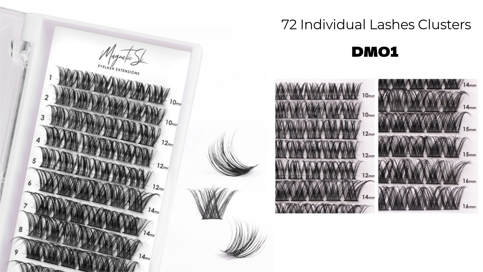 Amazon.com: Lash Clusters 204 Pcs Individual Lashes Clusters