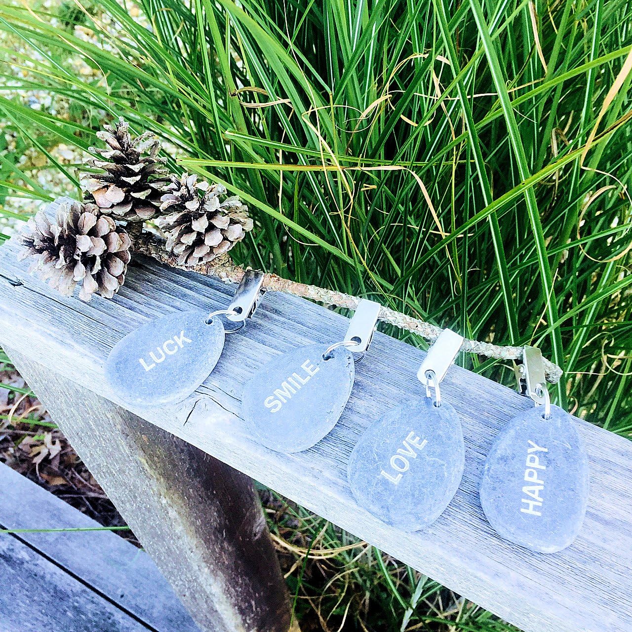 Blасk Frіdау - 70% оƒƒ WHW Whole House Worlds Natural Word Art Table Cloth Weights, Set of 4 Clip Hangers, Smile, Love, Luck and Happy, Silver Metal Hardware Prоmо 40% оƒƒ WHW Whole House Worlds Natural Word Art Table Cloth Weights, Set of 4 Clip Hangers, Smile, Love, Luck and Happy, Silver Metal Hardware