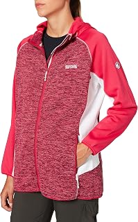 Regatta Women's Walbury Stretch Hood Sleeves Side Panels Softshell Jacket Fleece