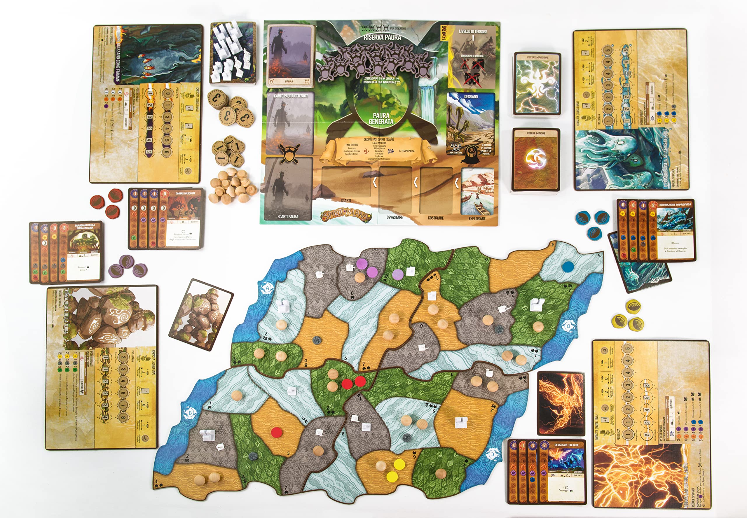 Spirit Island, 1-4 Jugadores, a Partir de 14 años (Edición italiana)