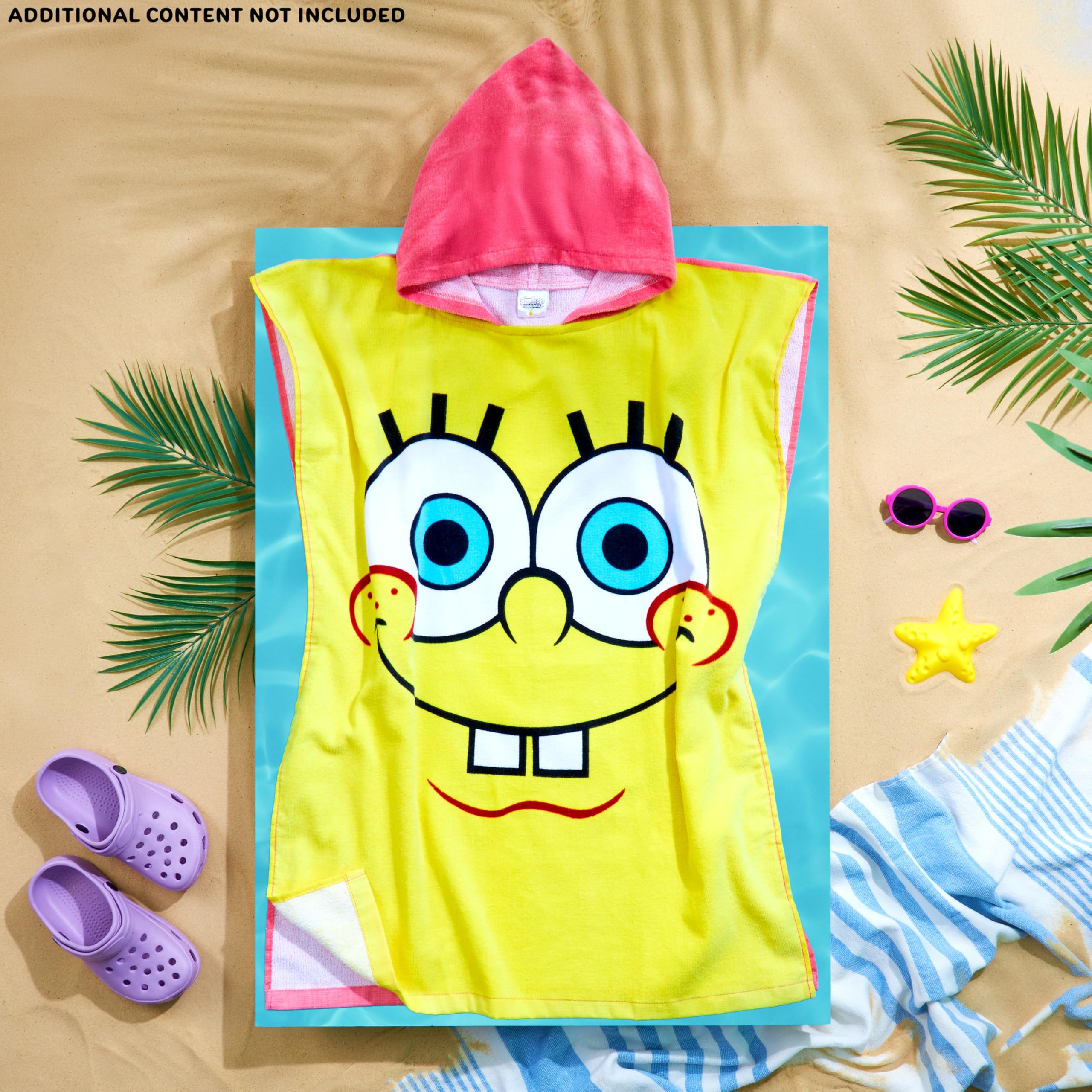 Asciugamano Con Cappuccio Per Bambini - Telo Spiaggia E Piscina - Cotone Assorbente - Blu Paw Patrol