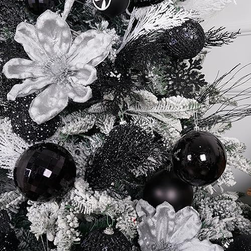 Miniatura 291 de XmasExp Juego de 24 mini esferas de Navidad inastillables para bolas de árbol de Navidad de 1.181 in/1.18 pulgadas (oro rosa)