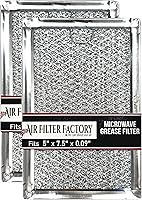 Vista 1 de Air Filter Factory Repuesto para Frigidaire FGMV174KFA - Filtro de ventilación de aluminio para horno microondas de 12 capas, 5.88 x 7.88 x 0.12