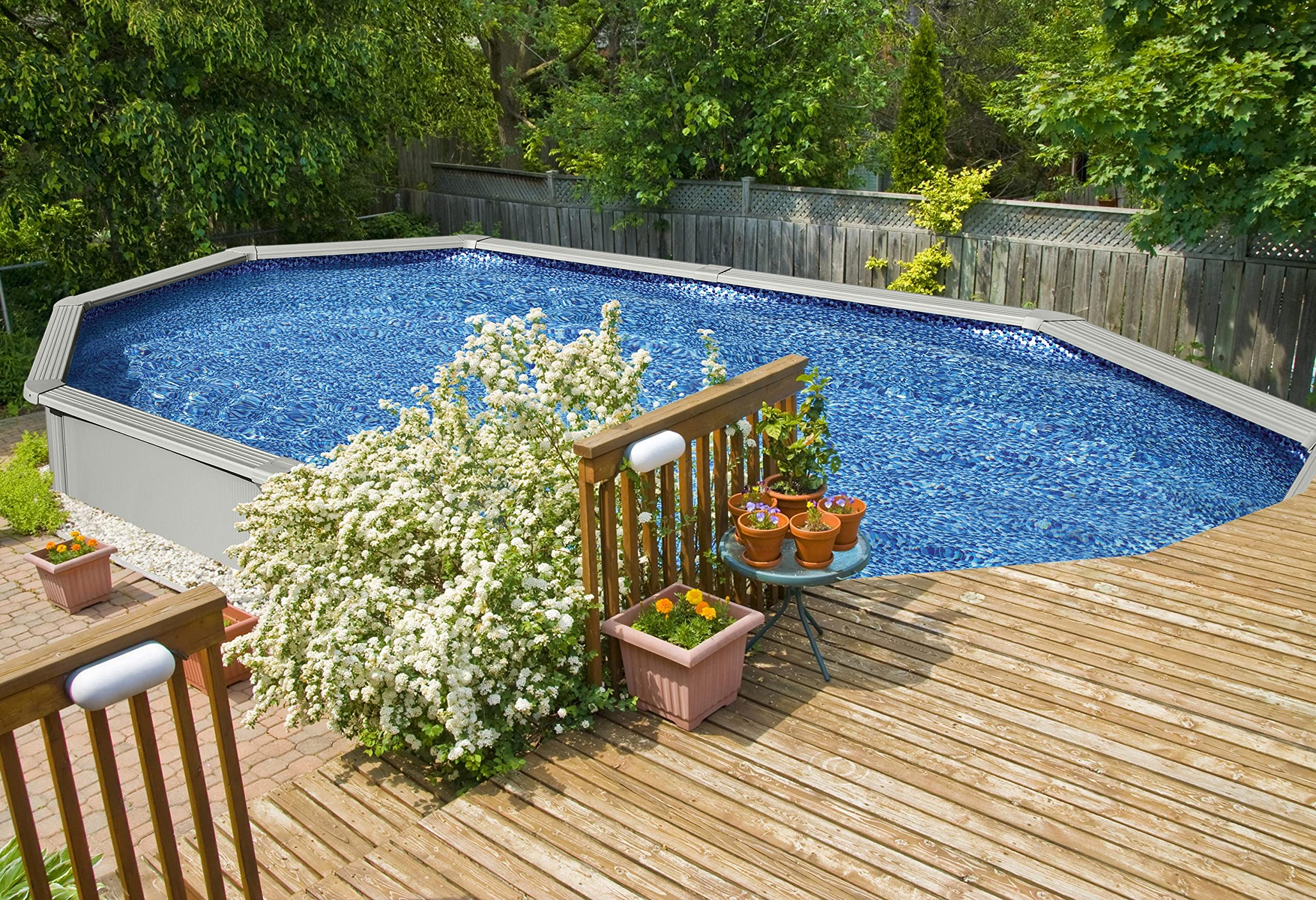 Bestway Hydrium Stahlwandpool Komplett-Set mit Sandfilteranlage 500 x 360 x 120 cm, grau, rund