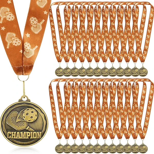 Loetere Award Medals 2'' Awards Trophy with Neck Ribbon Winner Prizes Bulk Gifts for Team Tournaments Prize Participation Competitions Achievement Party Favors