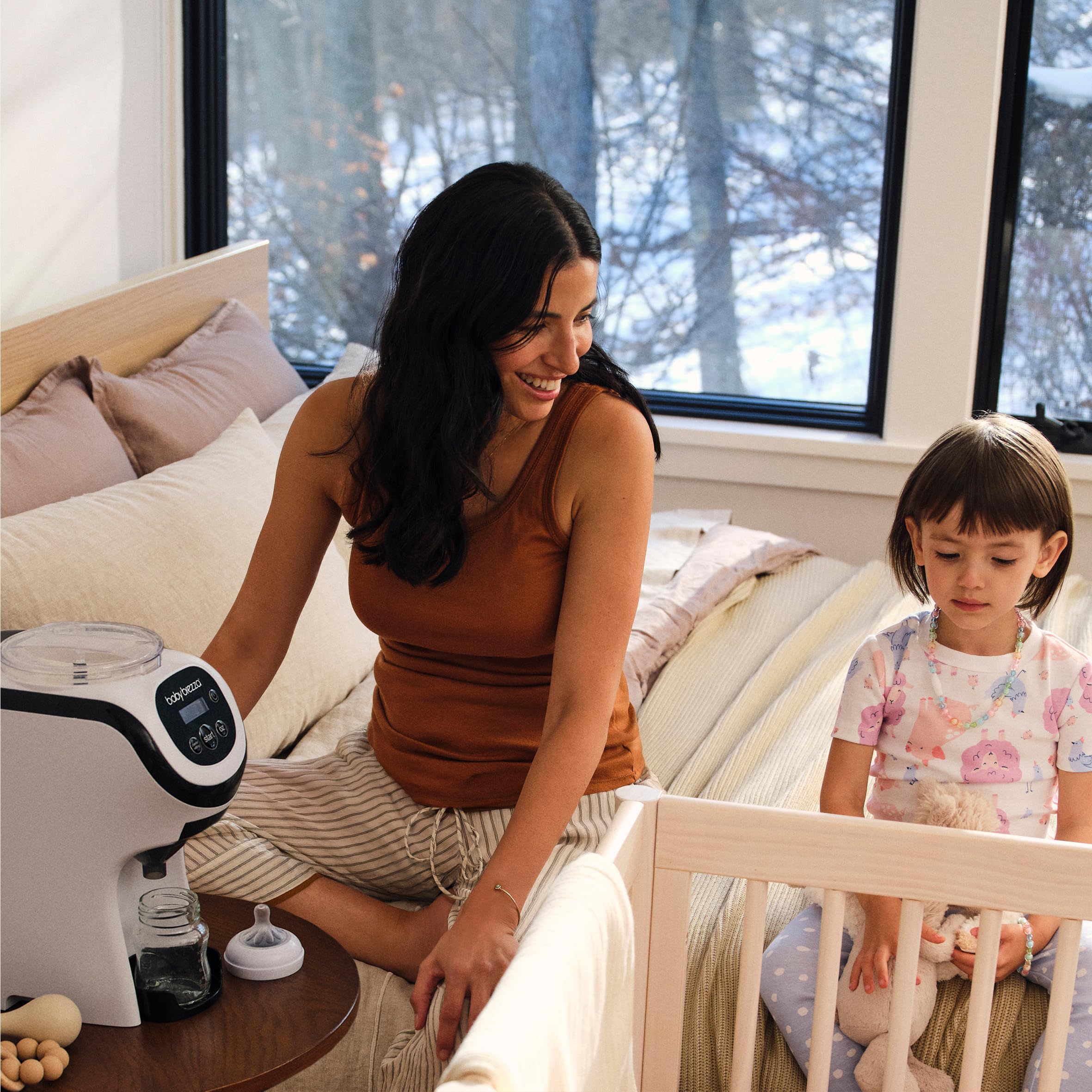 Baby Brezza Formula Pro Mini fabricante de fórmulas para bebés – Máquina mezcladora de fórmula para bebés pequeña se adapta a espacios pequeños y es portátil para viajes – Los fabricantes de biberones