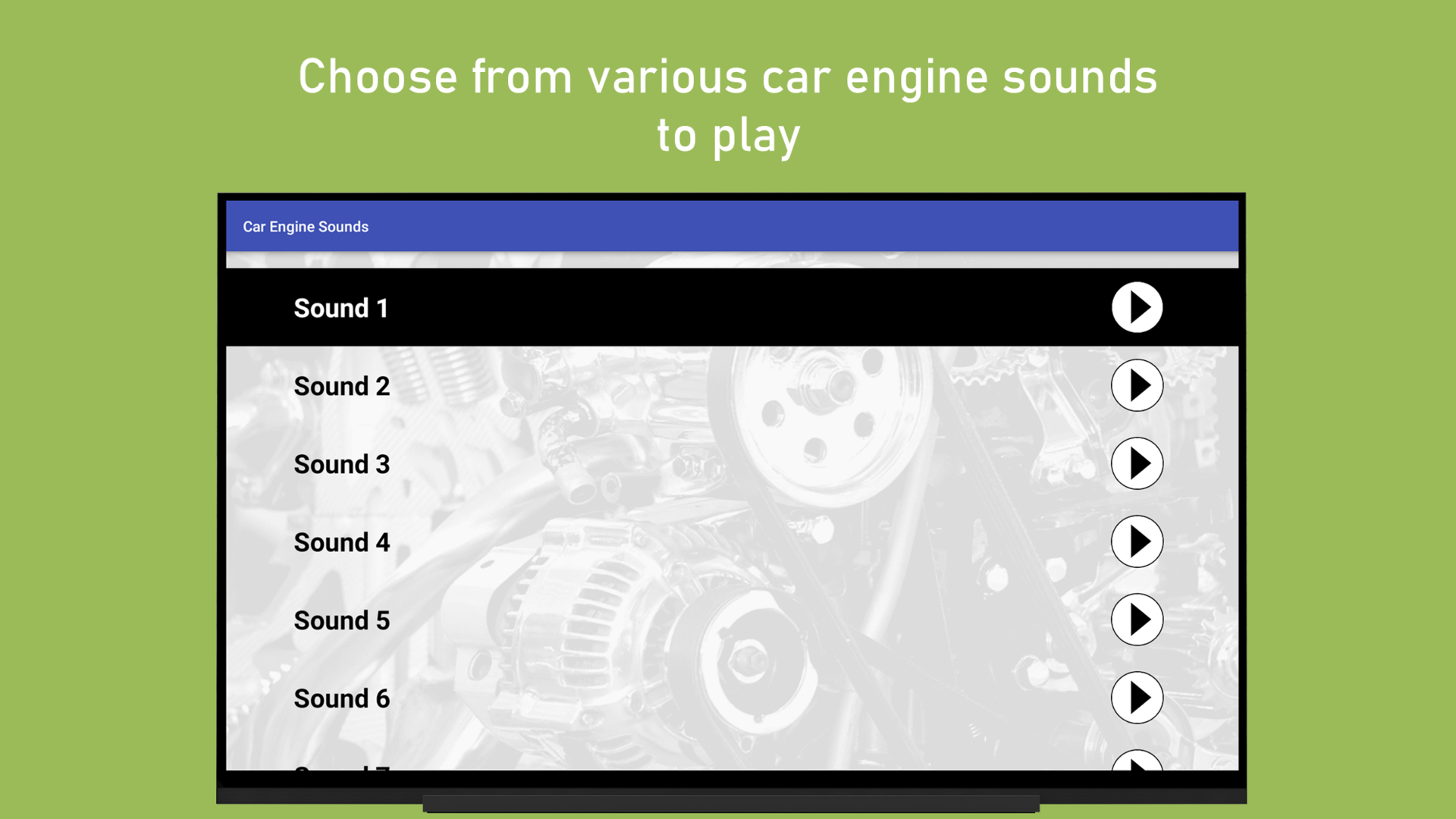 Car Engine App Car Engine Sounds - App on Amazon Appstore