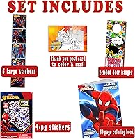 Vista 2 de Juego de calcomanías y actividades para colorear de Spiderman