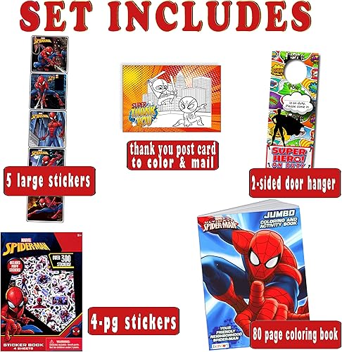 Miniatura 2 de Juego de calcomanías y actividades para colorear de Spiderman