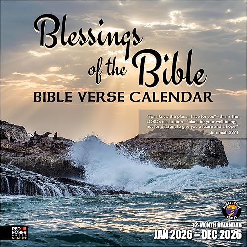 Miniatura 9 de RED EMBER Select - Calendario de pared 2026 de Playas Untamed & Scenic 2026 de 12 meses | 12 x 24 pulgadas abierto | Papel grueso y resistente | 01