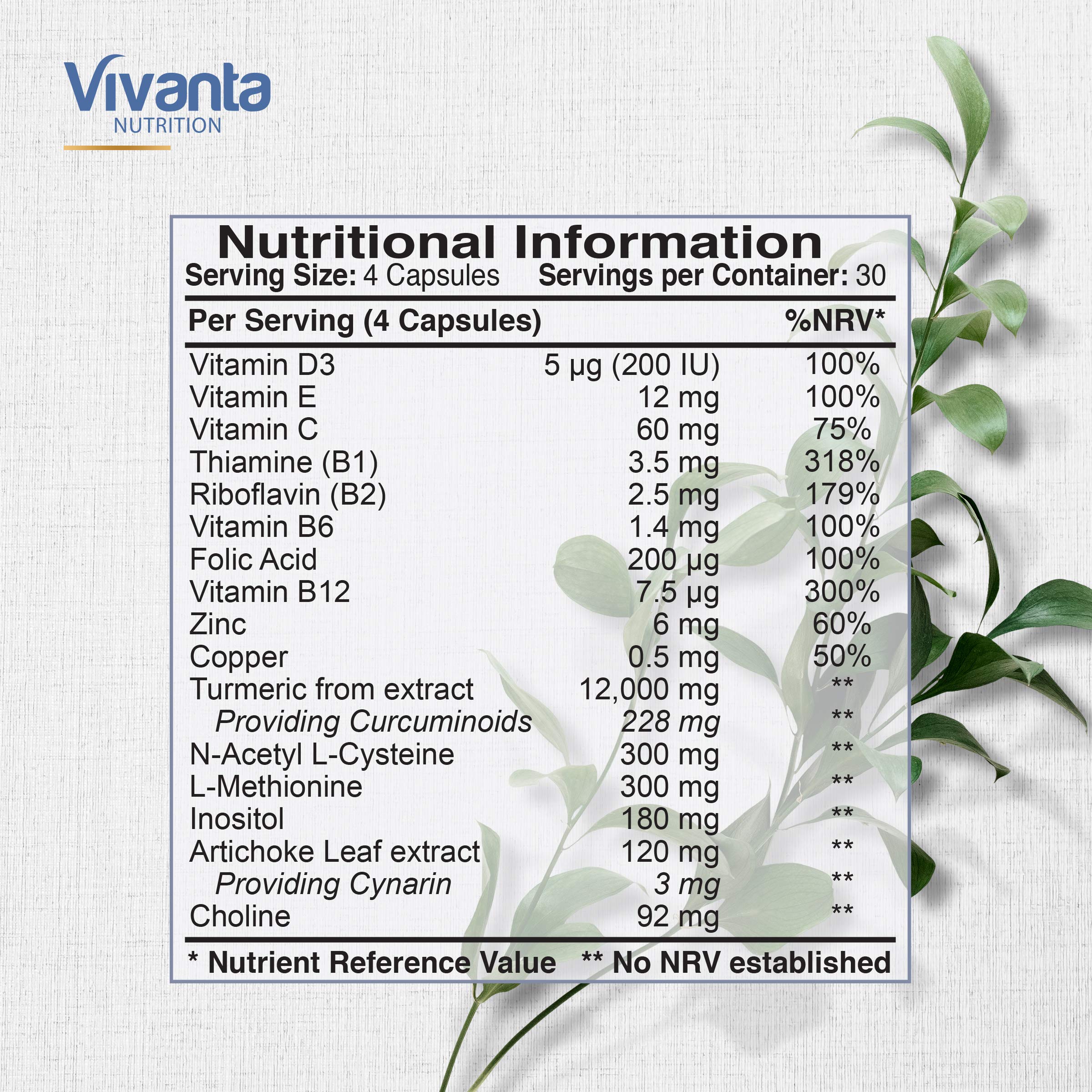 Liver Pro (120 Capsules) with Choline to Support Normal Liver