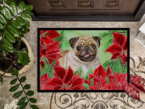 Miniatura 3 de Caroline's Treasures CK1365MAT - Tapete para puerta delantera, 18 x 27 pulgadas, tapete para puerta delantera, para interiores y exteriores,