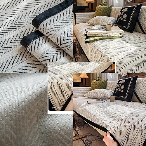 Miniatura 6 de Fundas de asiento de sofá, funda de sofá modular en forma de L, fundas para sofá, protector de muebles para perros, gatos y mascotas