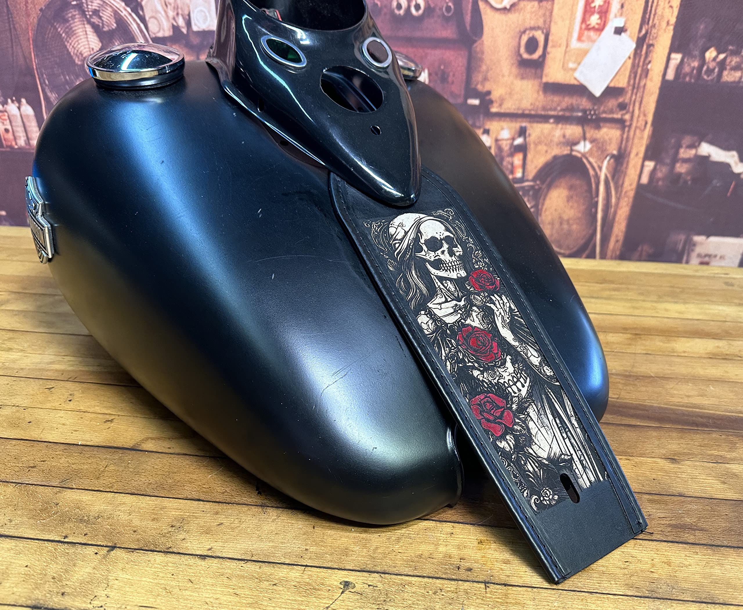 Amazon.com: Wicked Skeleton Roses Skull Leather 2018-2023 Heritage