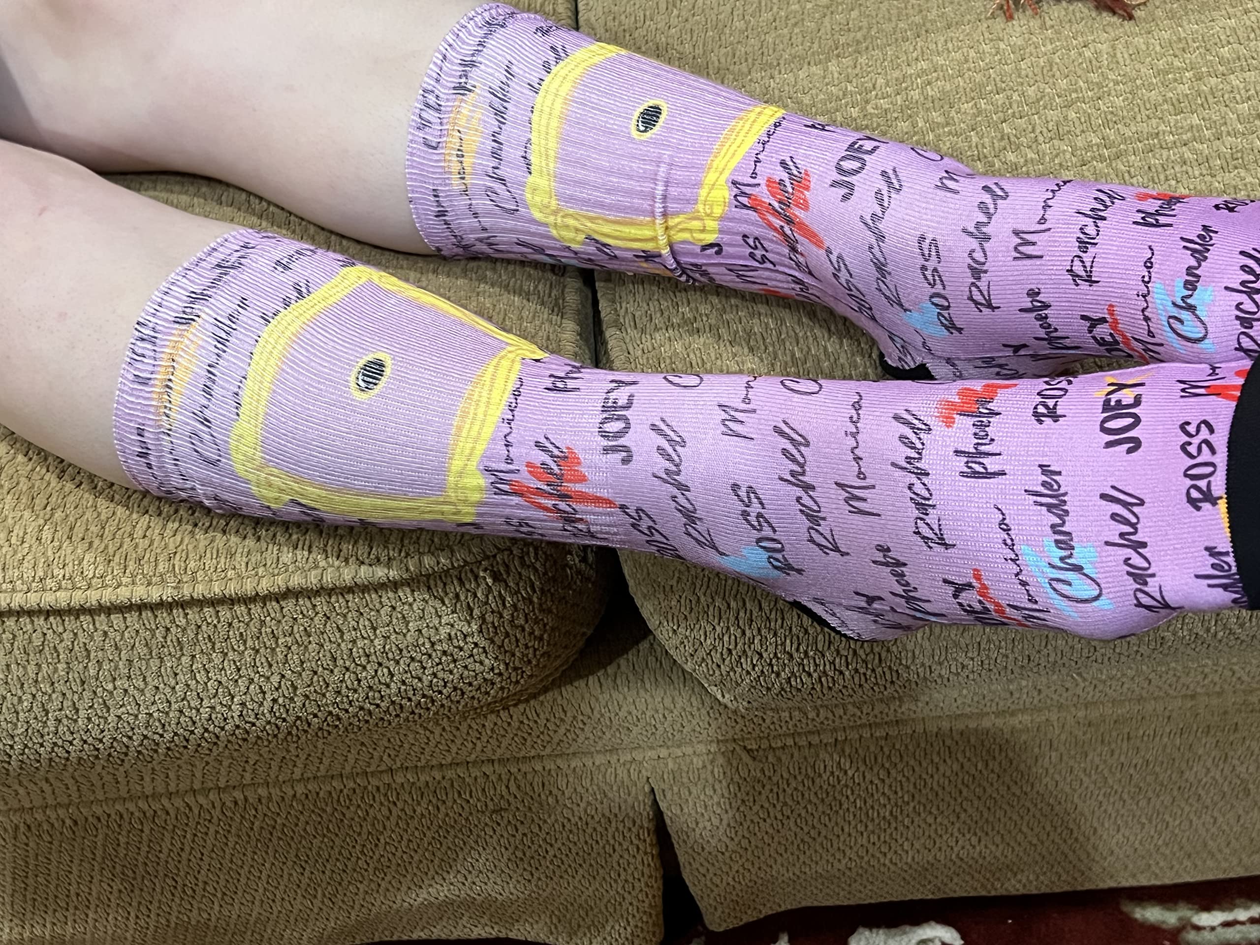 Spoontiques Calcetines divertidos de tripulación, talla única para la mayoría de amigos.