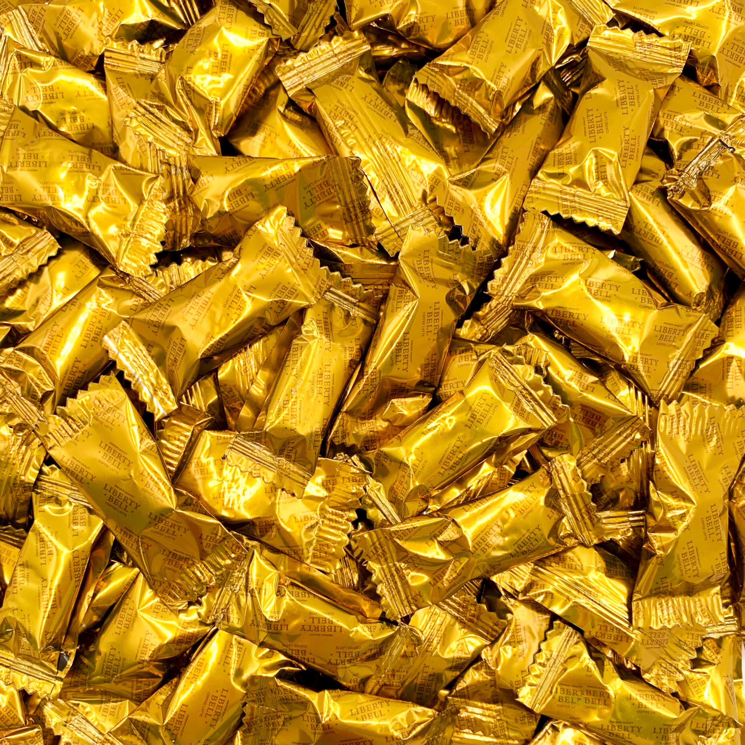 Milk Coffee Candy | 1 Lb Bag - 125 Count | Coffee Hard Candy Individually Wrapped | Caffeinated Candies for Office | Desk & Travel Treat | Creamy Latte Flavor