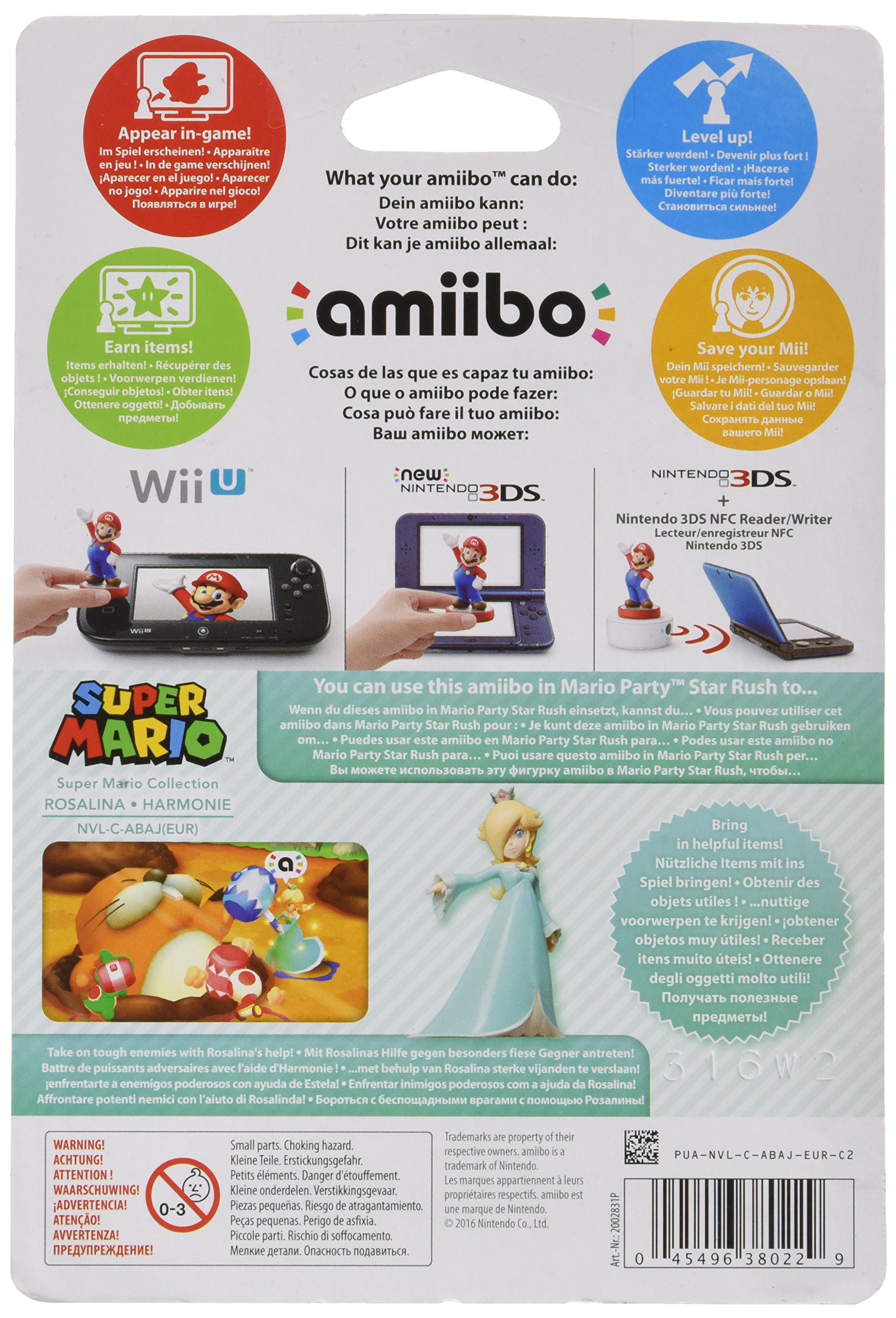 Nintendo 3DS - Amiibo Super Mario - Rosalinda Figurina