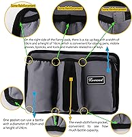 Vista 2 de Funda de aceite de masaje, bolsa de botella de masaje, funda para loción, masajista, masaje, funda de aceite, loción de masaje... (3kd9D-gris)