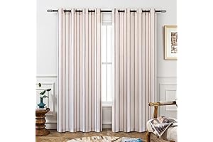 DriftAway Pink Striped Curtains: The Perfect Blend of Style and Function