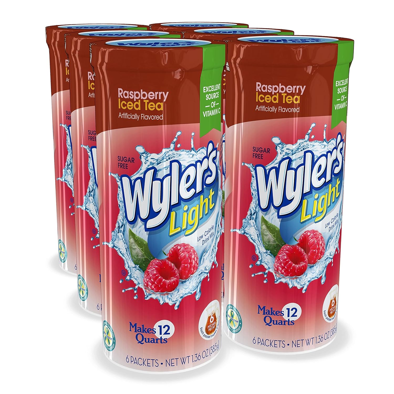 Wyler's Light Pitcher Packs (6 per canister), Raspberry