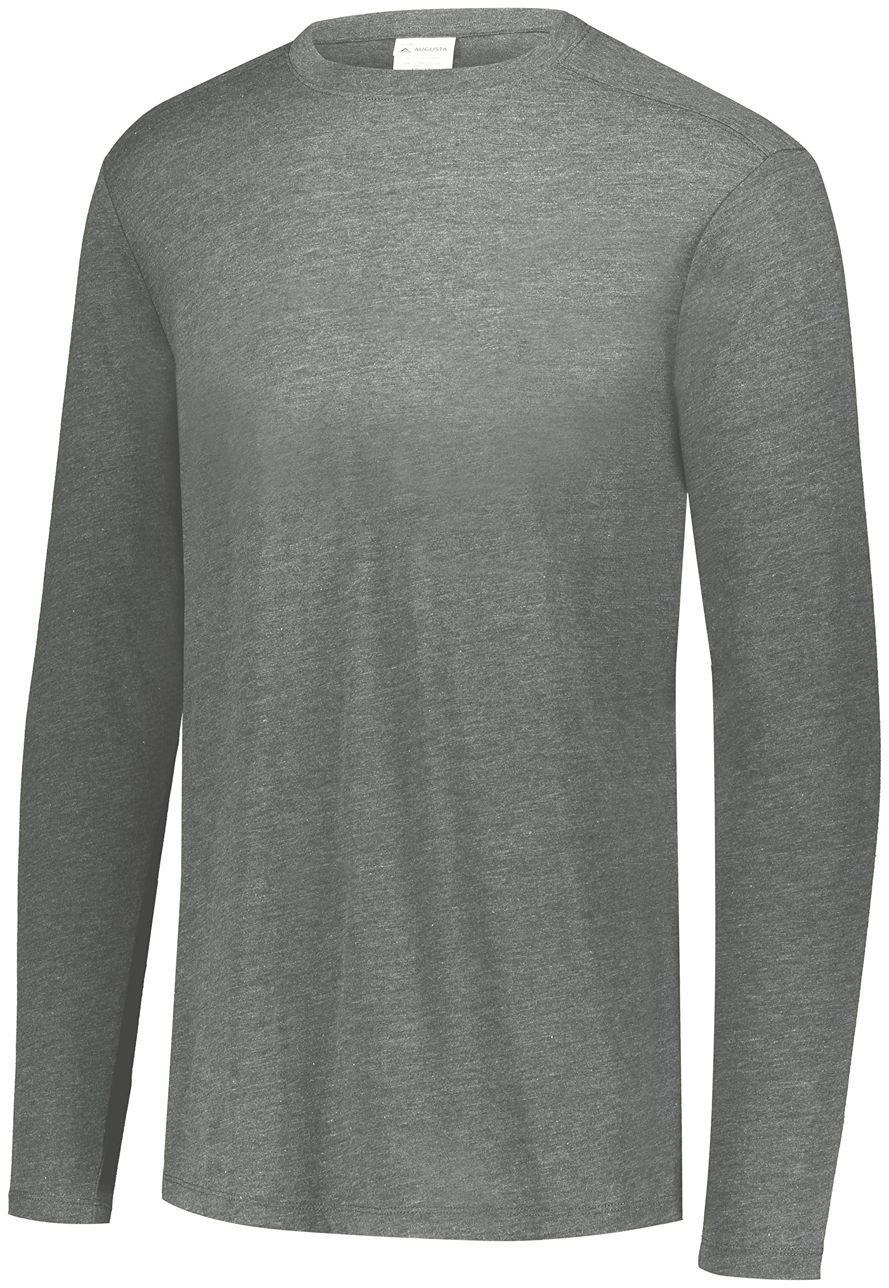 Augusta Sportswear Boys Tri-Blend Long Sleeve Crew Manga Larga Niños