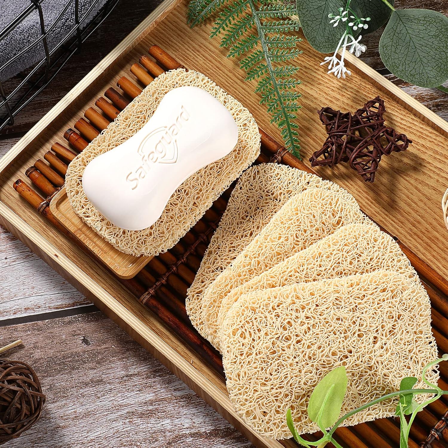 Soap Savers Pads Draining Lift Pad Bar Dish Soap Saver Holder Accessories Draining Mat for Shower Kitchen Bathroom Travel Hotel Cleaning(Beige,50 Pcs)
