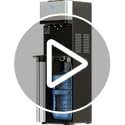 Brio Self Cleaning Bottom Loading Water Cooler Water Dispenser – Black Stainless Steel - 3 Temperature Settings - Hot, Room & Cold Water