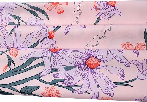 Simpkeely Pink Mandala Floral Medallion Tapestry, Sketched Clara Flower Plant Boho Wall Hanging, Bohemian Tapestries for Bedroom Living Room Dorm Home Decor 59.1 x 59.1 Inches (Pink)