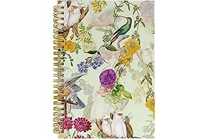 Knibeo Bird Flower Notebook Journal - A Stunning Sight for Bird Enthusiasts