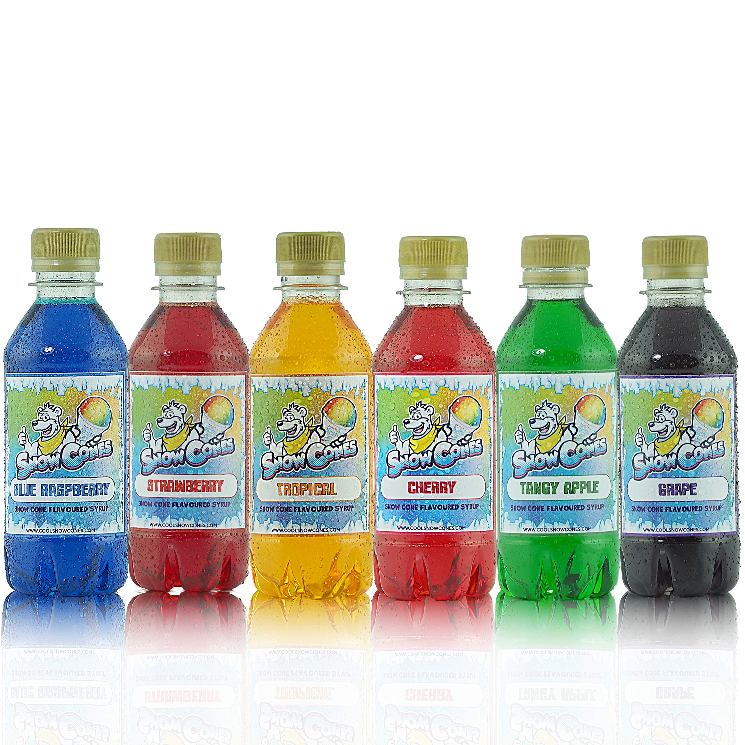Slush Puppy SyrupSnow Cone Syrup 6 x 250ml Bottles of Our Most Popular Flavours Can be Used