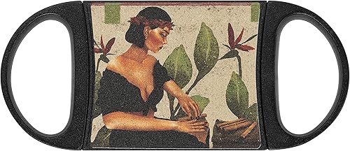 Miniatura 3 de Quality Importers - Cortador de cigarros, serie Global NFT Gallery de Havana Beauties, retrato de cigarros cubano en la parte posterior cerrada,